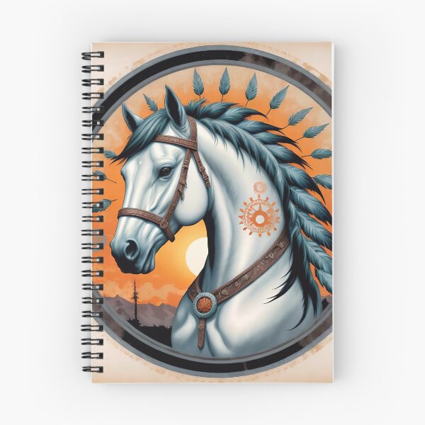 Artikelvorschau, Native American Style Animal Art Spirit Horse entworfen und verkauft von TheArtOfPat.