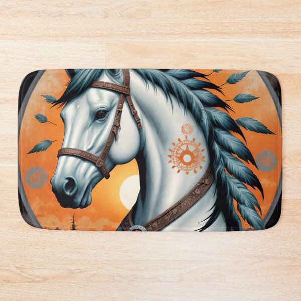 Item preview, Native American Style Animal Art Spirit Horse designed and sold by TheArtOfPat.