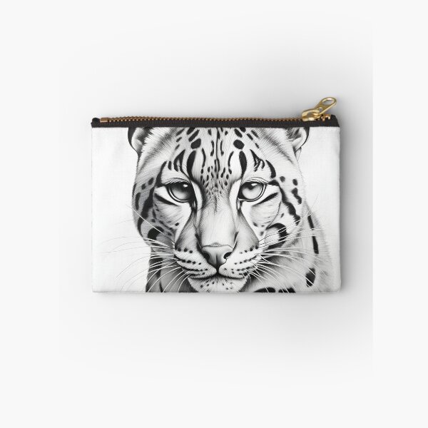Item preview, Black and white leopard pencil drawing designed and sold by Pencil-Art.