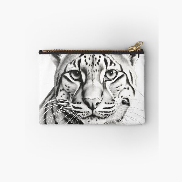 Item preview, Black and white leopard pencil drawing designed and sold by Pencil-Art.