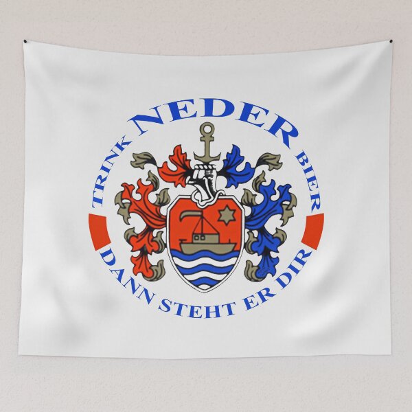 Item preview, Beer as Aphrodisiac; Funny Booze Motif; German; designed and sold by StickerApe.