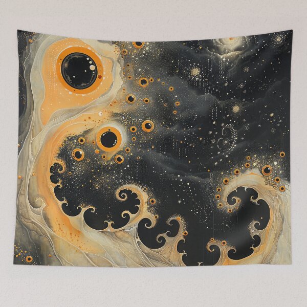 Item preview, Orbiting Opulence: Swirls of Cosmic Elegance designed and sold by Nullycrunch.