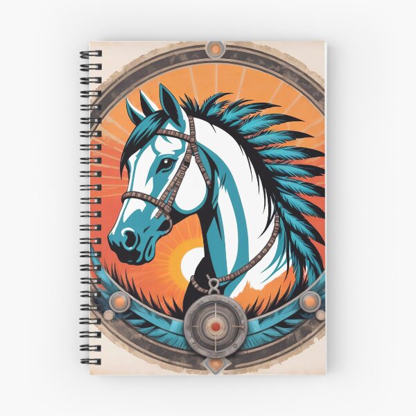 Artikelvorschau, Native American Style Animal Art Spirit Horse entworfen und verkauft von TheArtOfPat.