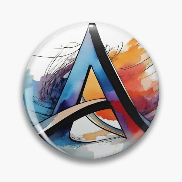 Item preview, Alphabet artistic painting Letter A designed and sold by dkl4u.