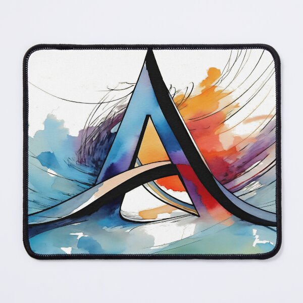 Item preview, Alphabet artistic painting Letter A designed and sold by dkl4u.