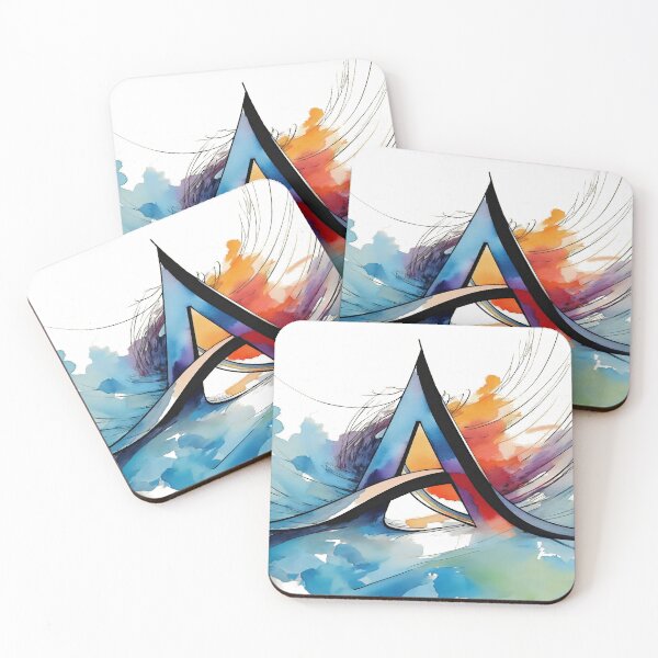 Item preview, Alphabet artistic painting Letter A designed and sold by dkl4u.
