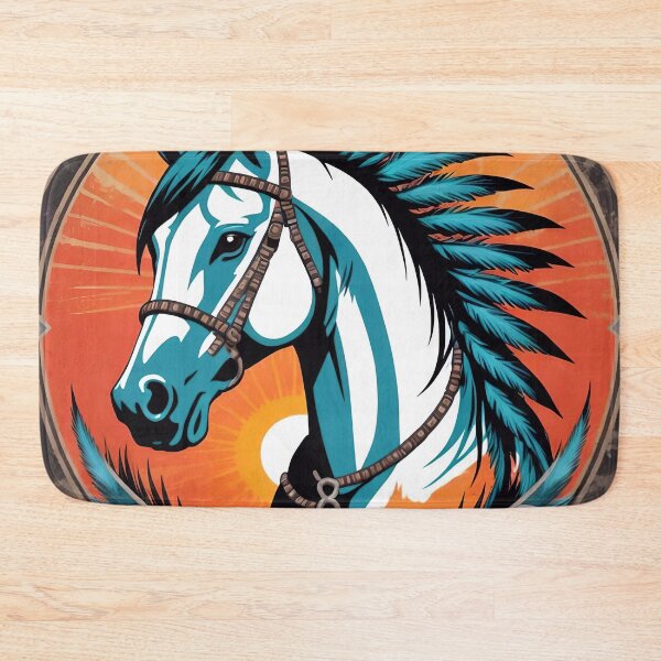 Item preview, Native American Style Animal Art Spirit Horse designed and sold by TheArtOfPat.