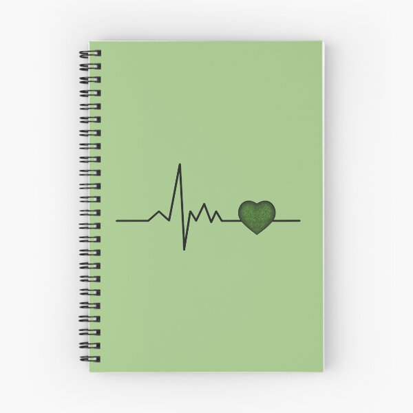 Item preview, Cardiogram with green heart designed and sold by Cherevan.