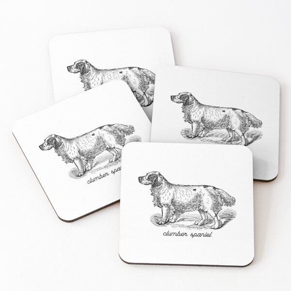 Item preview, Clumber spaniel - Vintage Black  designed and sold by Kappadog.