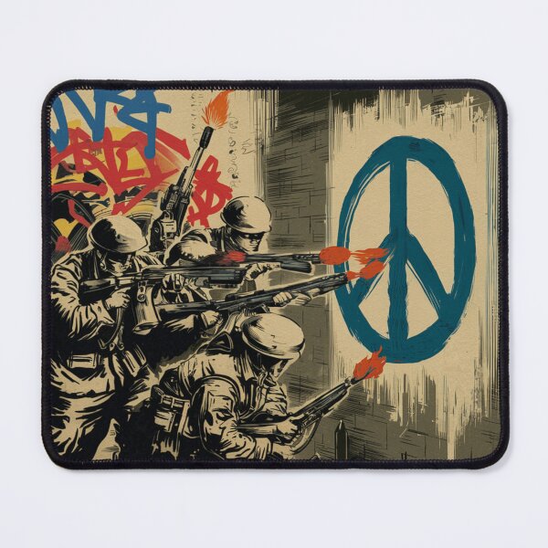 Item preview, Banksy Street soliders peace designed and sold by martin max.