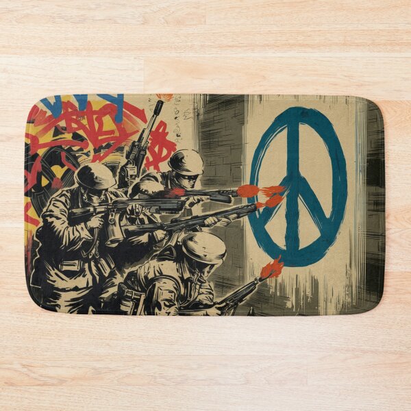 Item preview, Banksy Street soliders peace designed and sold by martin max.