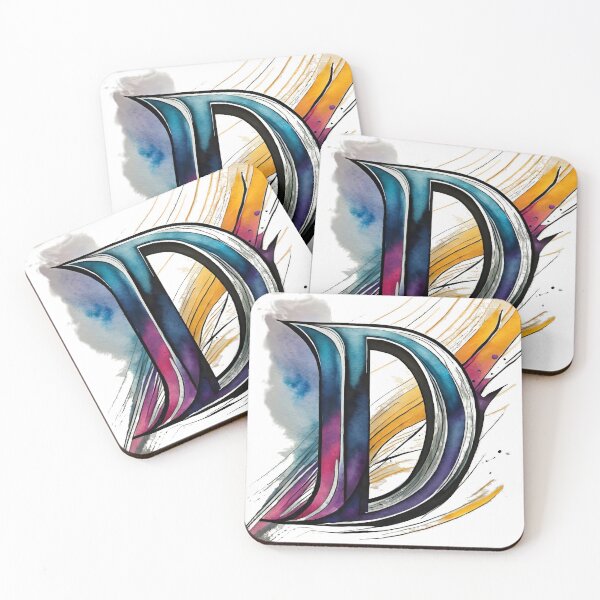Item preview, Alphabet artistic painting Letter D designed and sold by dkl4u.