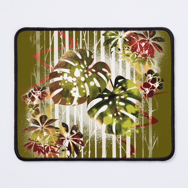 Item preview, Tropical leaf pattern #1 - Olive designed and sold by ArtSea-Bubble.