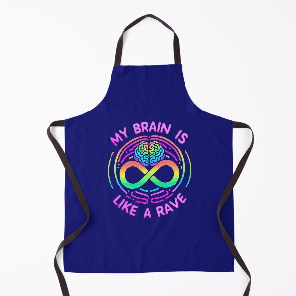 Item preview, My brain is like a rave designed and sold by Vkinsify.