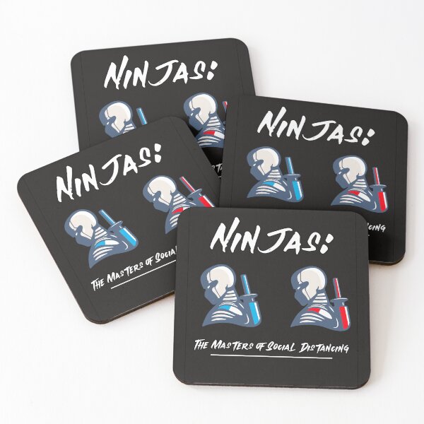 Item preview, Ninjas: Master of Social Distancing Team Ninja T-Shirt designed and sold by NinjaFlex.