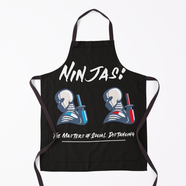 Item preview, Ninjas: Master of Social Distancing Team Ninja T-Shirt designed and sold by NinjaFlex.