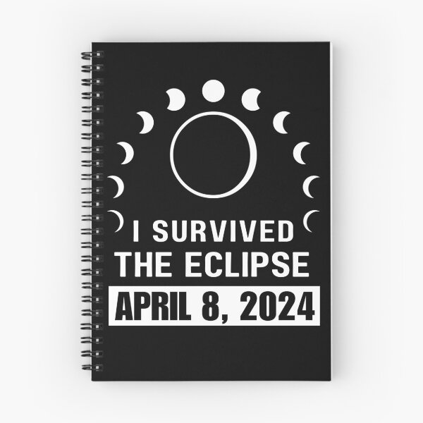 Item preview, Sobreviví al eclipse del 8 de abril de 2024 designed and sold by Soundpups.