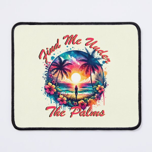 Item preview, Find Me Under The Palms Beach Scene designed and sold by MyHeartByHands.