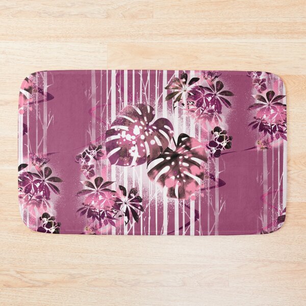 Item preview, Tropical leaf pattern #1 - Pink designed and sold by ArtSea-Bubble.