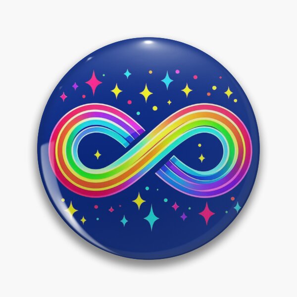 Item preview, Neon Rainbow Infinity designed and sold by Vkinsify.