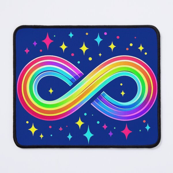 Item preview, Neon Rainbow Infinity designed and sold by Vkinsify.