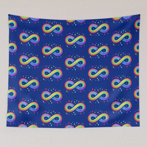 Item preview, Neon Rainbow Infinity designed and sold by Vkinsify.