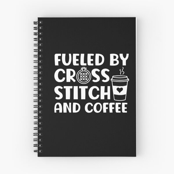 Item preview, Fueled By Cross Stitch And Coffee designed and sold by HappyDelights.