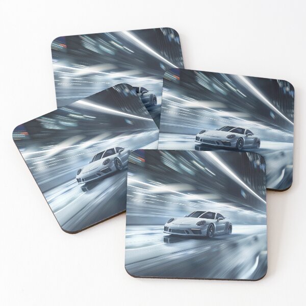Item preview, White Porsche 911: Studio Artwork designed and sold by OwnByCats.
