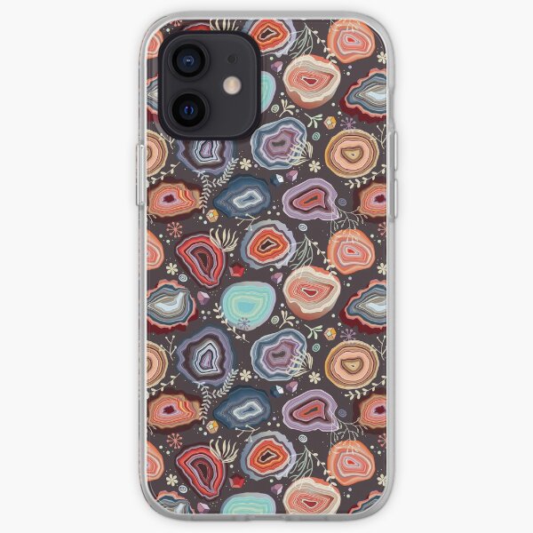 Colorful agates iPhone Soft Case