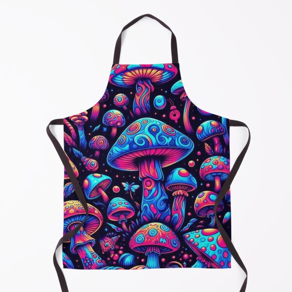Item preview, Trippy mushrooms pattern designed and sold by Vkinsify.