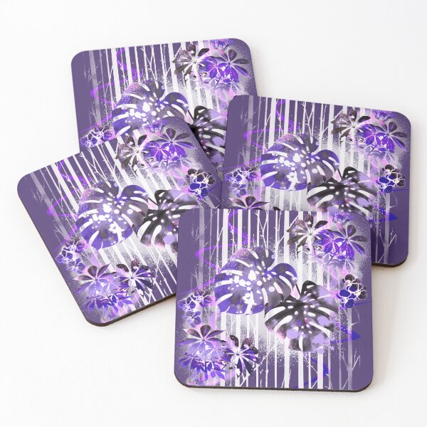 Item preview, Tropical leaf pattern #1 - Purple designed and sold by ArtSea-Bubble.