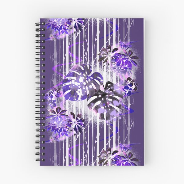 Item preview, Tropical leaf pattern #1 - Purple designed and sold by ArtSea-Bubble.