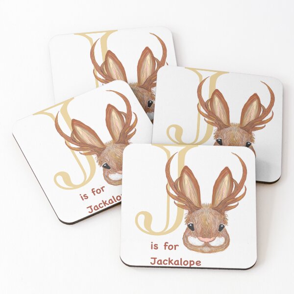 Item preview, J is for Jackalope designed and sold by Fun Art by J & G.