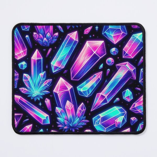 Item preview, Neon Crystals Pattern designed and sold by Vkinsify.