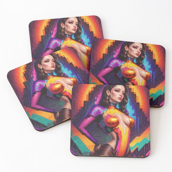 Item preview, cyber glitch woman designed and sold by Nomad-vibes.