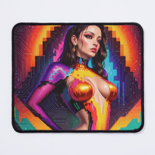 Item preview, cyber glitch woman designed and sold by Nomad-vibes.