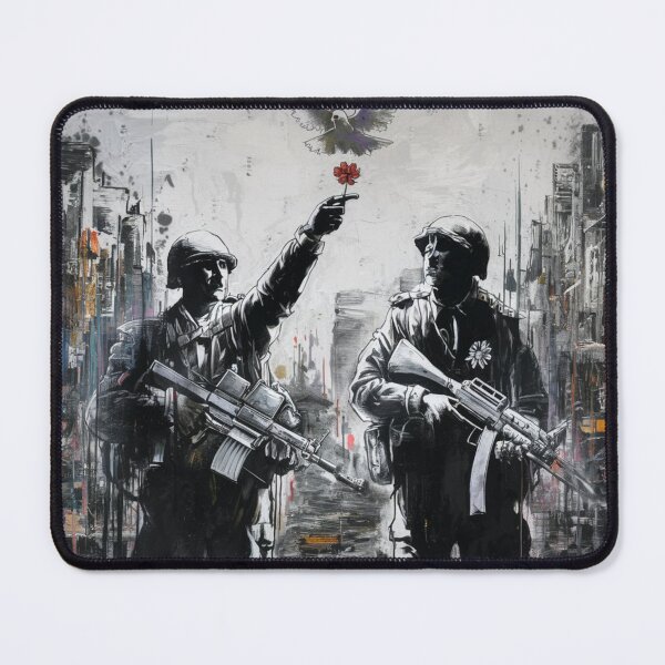 Item preview, Banksy Street soliders bird peace designed and sold by martin max.