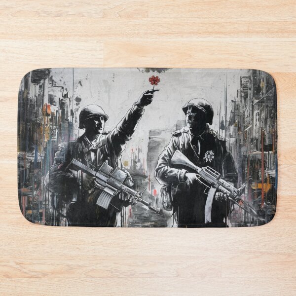 Item preview, Banksy Street soliders bird peace designed and sold by martin max.