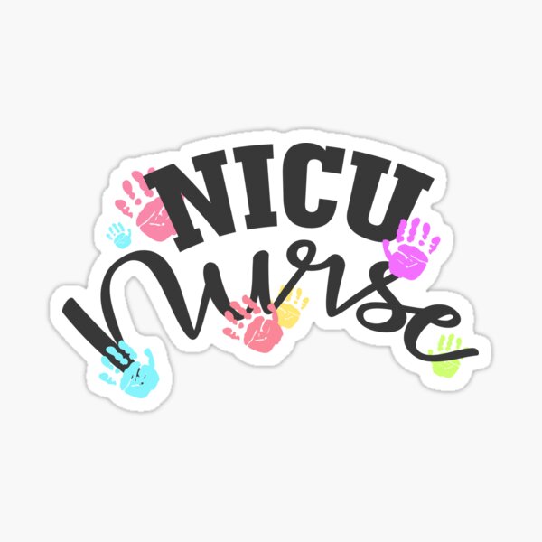 Nicu Nurse Stickers | Redbubble