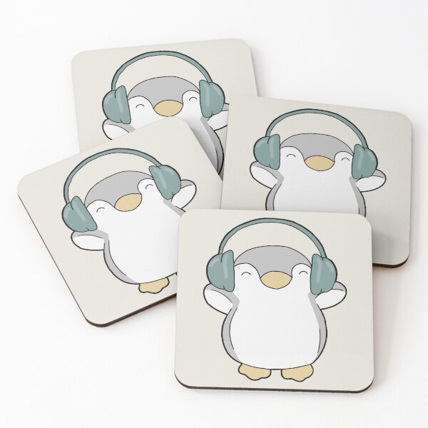 Item preview, Cute penguin with headphones. Autism/ neurodiversity/ audhd designed and sold by NeurodiverseTea.