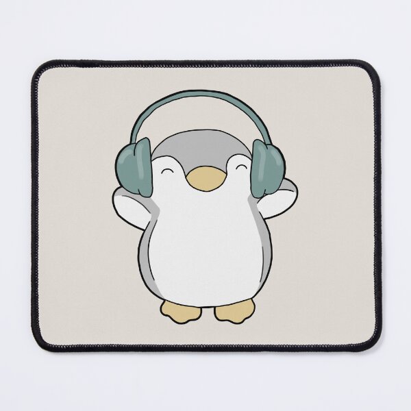 Item preview, Cute penguin with headphones. Autism/ neurodiversity/ audhd designed and sold by NeurodiverseTea.