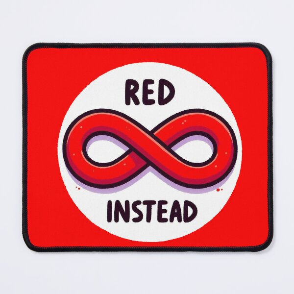 Item preview, Red Instead designed and sold by Vkinsify.