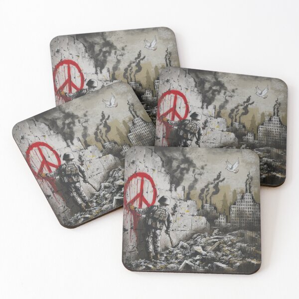 Item preview, Banksy Street soliders bird peace designed and sold by martin max.