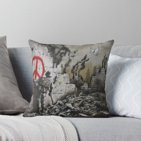 Item preview, Banksy Street soliders bird peace designed and sold by martin max.