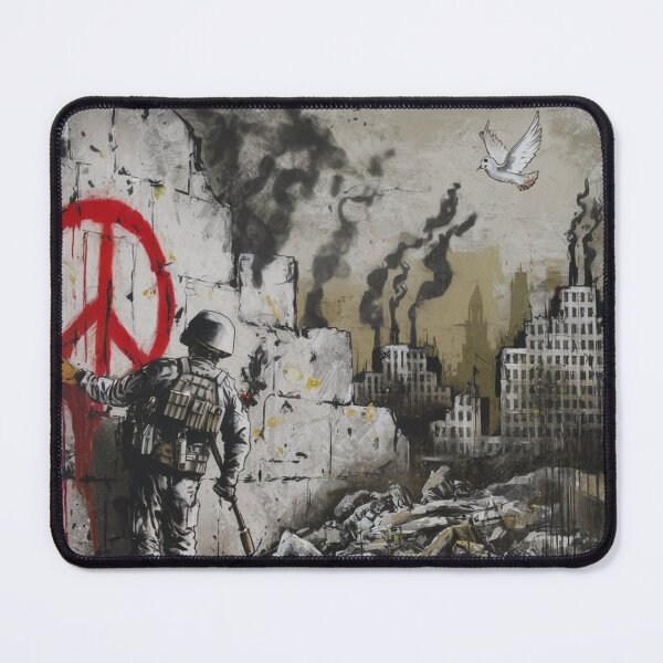 Item preview, Banksy Street soliders bird peace designed and sold by martin max.