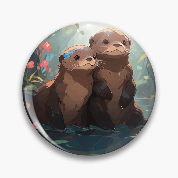 Item preview, Significant Otters- Fluffy Otter Art designed and sold by thecatcouch.