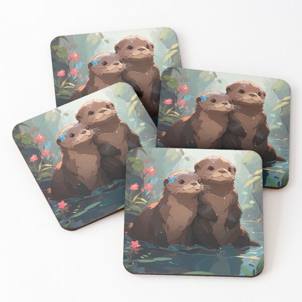 Item preview, Significant Otters- Fluffy Otter Art designed and sold by thecatcouch.