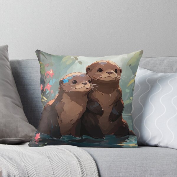Item preview, Significant Otters- Fluffy Otter Art designed and sold by thecatcouch.