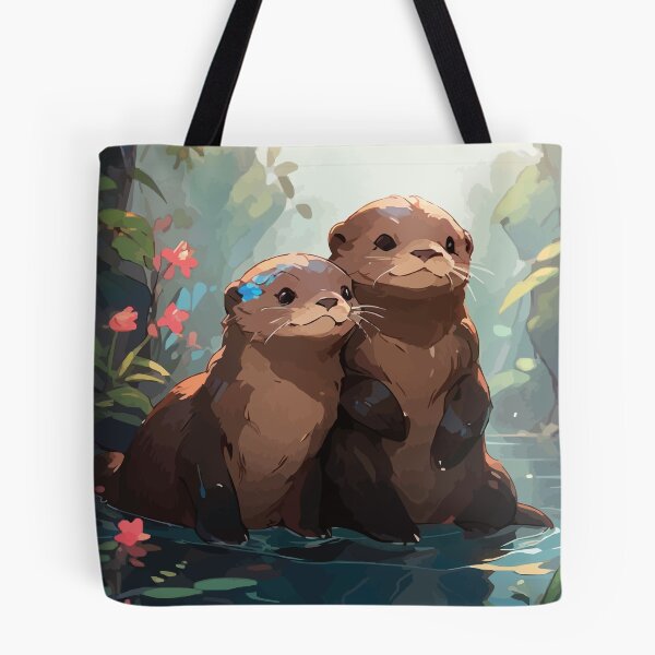 Item preview, Significant Otters- Fluffy Otter Art designed and sold by thecatcouch.