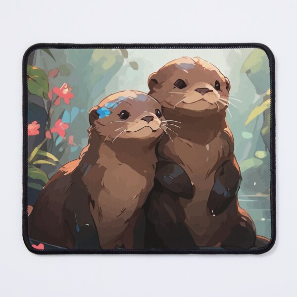 Item preview, Significant Otters- Fluffy Otter Art designed and sold by thecatcouch.